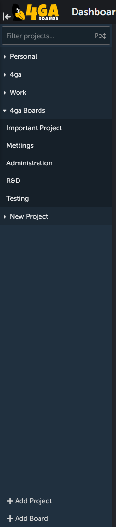 Sidebar view
