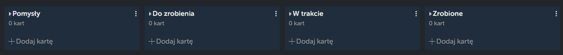 Prosty szablon tablicy